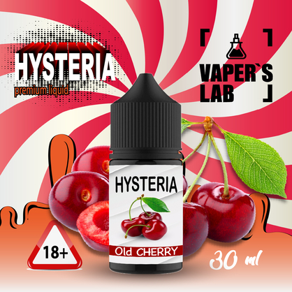 Фото, Видеообзор на жижку Salt Hysteria Salt Old Cherry 30 ml