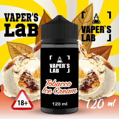 Фото заправка для вейпа vapers lab tobacco ice cream 120 ml