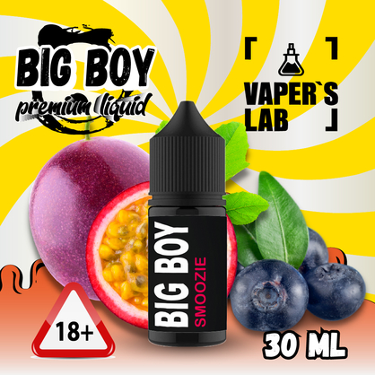 Фото, Видеообзор на жижку Salt BIG BOY Salt Smoozie tropic fruits 30 ml