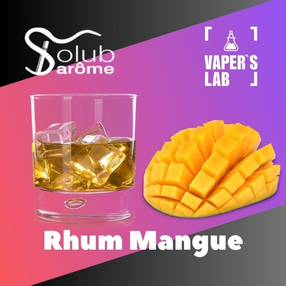 Фото, Відеоогляди на Ароматизатори для вейпа Solub Arome "Rhum Mangue" (Ром з манго) 