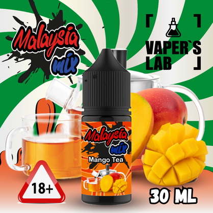 Фото жидкость для пода malaysian mix salt mango tea 30 ml