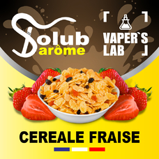 Solub Arome Céréale fraise Кукурудзяні пластівці з полуницею
