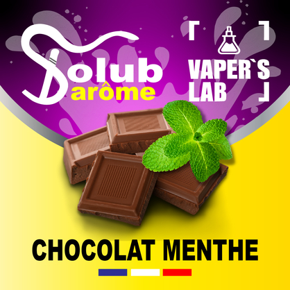 Фото, Відеоогляди на Ароматизатор для вейпа Solub Arome "Chocolat menthe" (Молочний шоколад із м'ятою) 