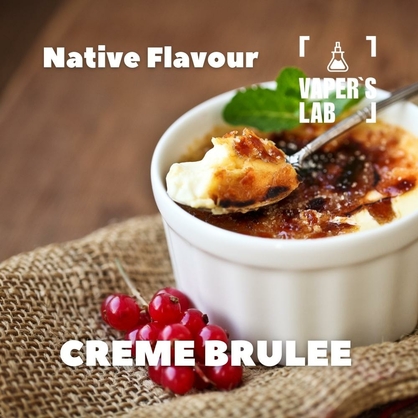 Фото, Відеоогляди на Натуральні ароматизатори для вейпів Native Flavour "Creme Brulee" 30мл 