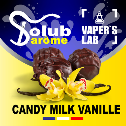 Фото, Видео, Ароматизаторы для жидкости вейпов Solub Arome "Candy milk vanille" (Молочная конфета с ванилью) 