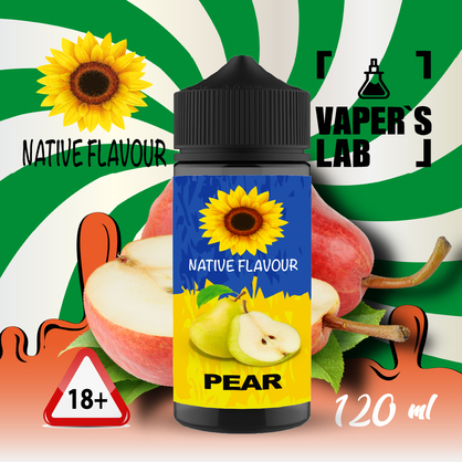 Фото купити рідину native flavour pear 120 ml