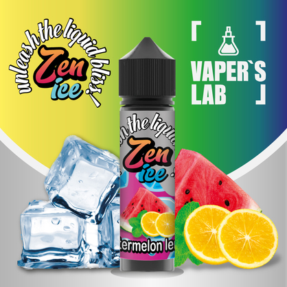 Фото жижі для вейпа zen ice watermelon lemon