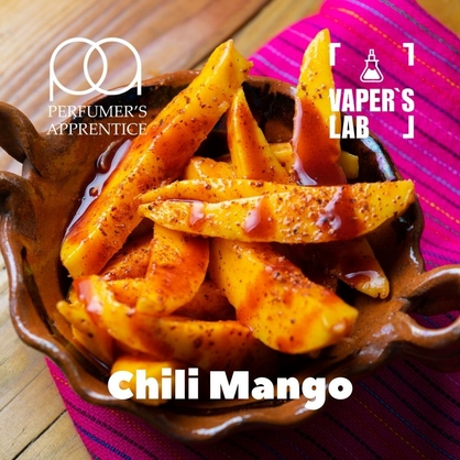 Фото, Видео, Ароматизатор для жижи TPA "Chili mango" (Манго со специями) 