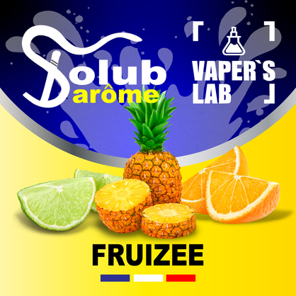 Фото, Видео, Премиум ароматизатор для электронных сигарет Solub Arome "Fruizee" (Цитрусовый микс) 