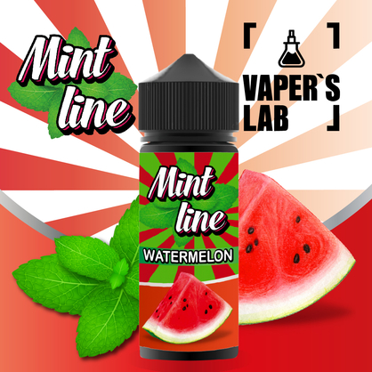 Фото рідини для електронних сигарет mint watermelon 120 ml