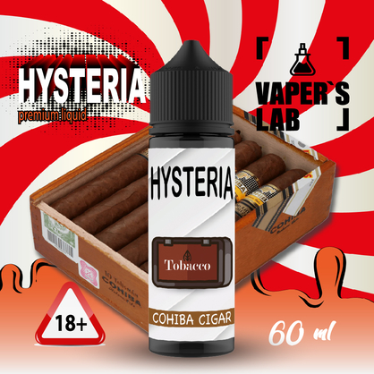 Фото купить жижи для вейпа hysteria cohiba cigar 60 ml