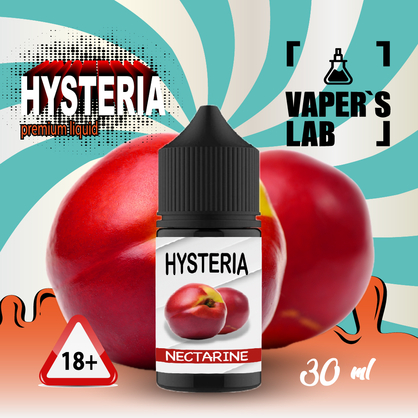 Фото, Видеообзор на жижку Salt Hysteria Salt Nectarine 30 ml