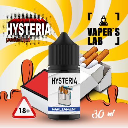 Фото, Видеообзор на жижку Salt Hysteria Salt Parlament 30 ml