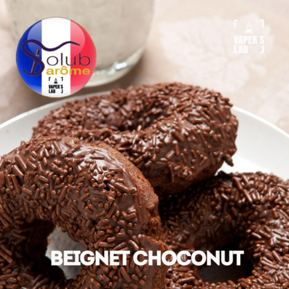 Фото, Видео, Натуральные ароматизаторы для вейпов Solub Arome "Beignet choconut" (Шоколадный пончик) 