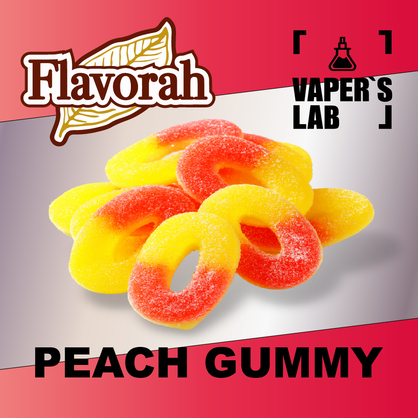 Фото на аромку Flavorah Peach Gummy Персиковые желейки