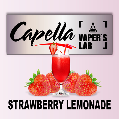 Фото на Аромку Capella Strawberry Lemonade Полуничний лимонад