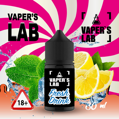 Фото, Відеоогляди на Жижу Salt Vaper's LAB Salt Fresh drink 30 ml