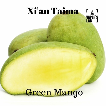 Фото, Видео, Ароматизаторы для вейпа Xi'an Taima "Green Mango" (Зеленый манго) 