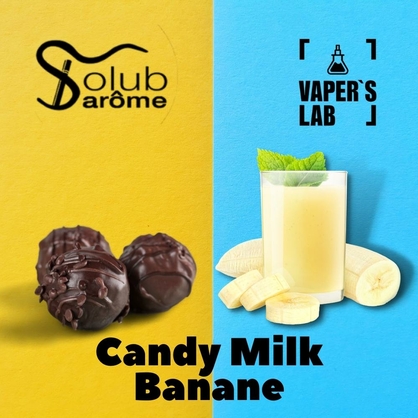 Фото, Видео, Арома для самозамеса Solub Arome "Candy milk banane" (Молочная конфета с бананом) 