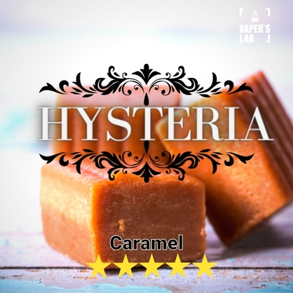 Фото заправка для вейпа с никотином hysteria caramel 60 ml