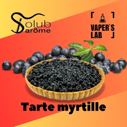 Фото, Відеоогляди на Ароматизатори для вейпа Solub Arome "Tarte myrtille" (Чорничний пиріг) 