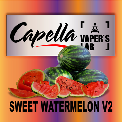 Фото на Аромку Capella Sweet Watermelon v2 Солодкий Кавун v2