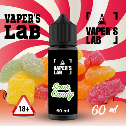 Фото, Видео на жидкости Vapers Lab Sour candy 60 ml