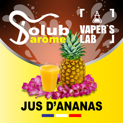 Фото, Відеоогляди на Ароматизатори для сольового нікотину Solub Arome "Jus d\'ananas" (Ананасовий сік) 