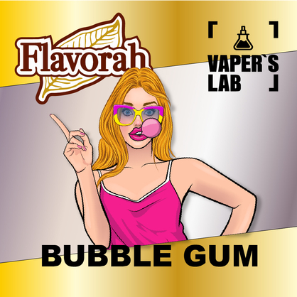 Фото на Ароматизатори Flavorah Bubble Gum Жувальна гумка