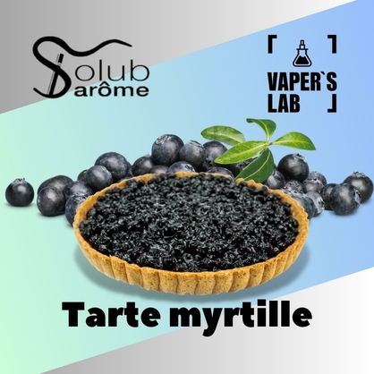 Фото, Відеоогляди на Ароматизатори для вейпа Solub Arome "Tarte myrtille" (Чорничний пиріг) 