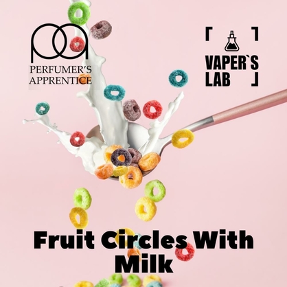 Фото, Відеоогляди на ароматизатор електронних сигарет TPA "Fruit Circles With Milk" (Фруктові кільця в молоці) 