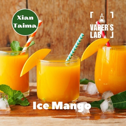 Фото, Відеоогляди на Ароматизатор для самозамісу Xi'an Taima "Ice Mango" (Манго з холодком) 