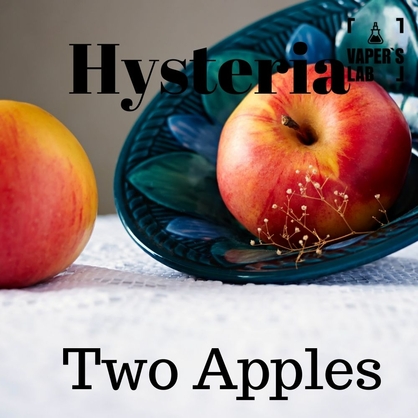 Фото рідина для електронних сигарет із нікотином hysteria two apples 100 ml