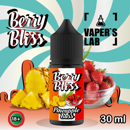 Фото солевая жидкость berry bliss pineapple bliss 30 мл