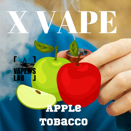 Фото жижа без нікотину xvape apple tobacco 120 мл