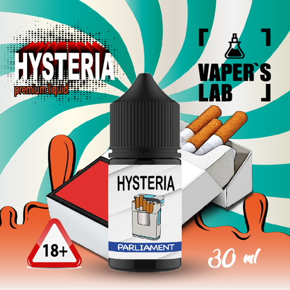 Фото, Видеообзор на жижку Salt Hysteria Salt Parlament 30 ml