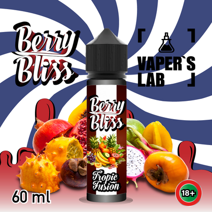 Фото рідини для вейпа berry bliss tropic fusion 60 мл (тропічні фрукти)