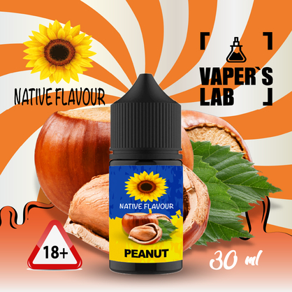 Фото жижа для пода native flavour salt hazelnut 30 ml