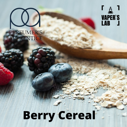 Фото, Відеоогляди на Натуральні ароматизатори для вейпів TPA "Berry Cereal" (Вівсянка з ягодами) 