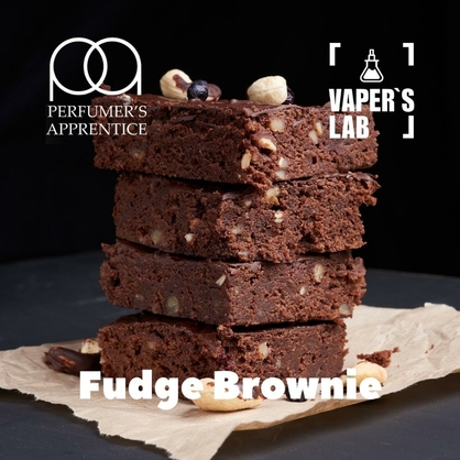 Фото, Відеоогляди на Найкращі харчові ароматизатори TPA "Fudge Brownie" (Шоколадний пиріг з карамеллю) 