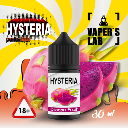 Фото, Видеообзор на жижку Salt Hysteria Salt Dragon fruit 30 ml