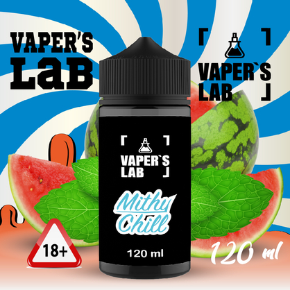 Фото рідина для електронних цигарок купити vapers lab minty chill 120 ml