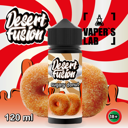 Фото жижи для вейпа dessert fusion sugary donut 120 ml