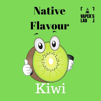 Фото заправка до електронної сигарети native flavour kiwi 120 ml