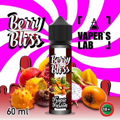 Фото рідини для вейпа berry bliss tropic fusion 60 мл (тропічні фрукти)