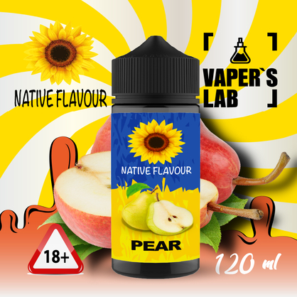 Фото купити рідину native flavour pear 120 ml