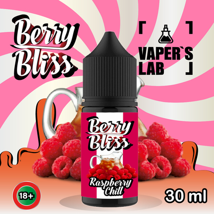 Фото сольова жижа top berry bliss raspberry chill 30 мл