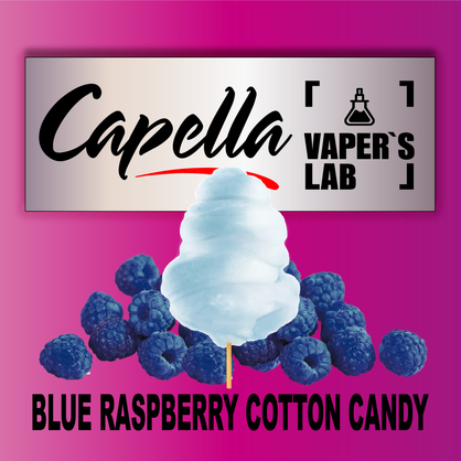 Фото на Ароматизатори Capella Blue Raspberry Cotton Candy