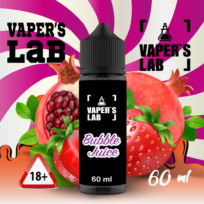 Фото, Видео на жидкость для вейпа Vapers Lab Bubble juice 60 ml