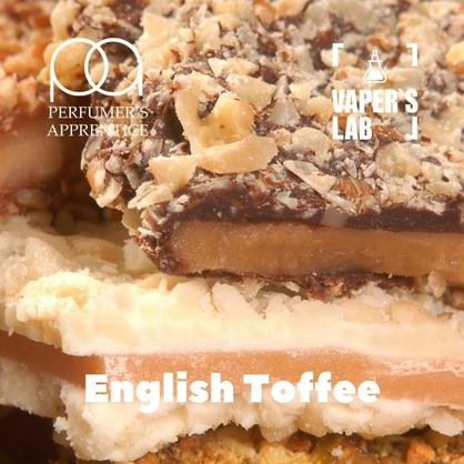 Фото, Відеоогляди на Преміум ароматизатор для електронних сигарет TPA "English Toffee" (Англійська іриска) 